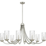 Allard 8 Light Chandelier 22 Inch Tall and 45 Inch Wide by Quoizel - ALD5045