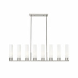 Boreas 8 Light Stem Hung Island 13.75 Inch and 48 Inch Wide by Innovations - 617-8I-G617-11