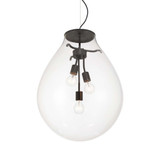 Drop 3 Light Pendant 25 Inch Tall and 18.88 Inch Wide by Golden - 2088-20P
