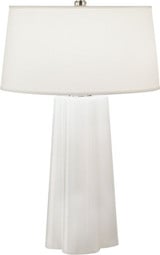 Wavy 1 Light Table Lamp 7.75 Inches and 26.25 Inches Tall by Robert Abbey - 434