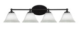 Capri 4 Light Vanity Light 31.75 Inch Wide by Toltec - 5914-317575