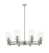 Crown Point 8Light Stem Chandelier 10.38 Inch X 32 Inch Wide by Innovations - 434-8CR-G434-7_P
