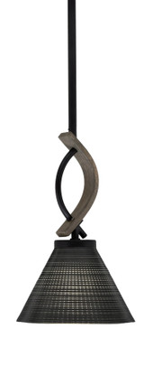 Monterey 1 Light Small Pendant 12.75 Inch Tall by Toltec - 2901-MBDW-4059