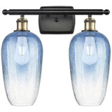 Brookhaven Flute 2 Light Bath Vanity 16 Inch X 17 Inch by Innovations - 516-2W-G484-7