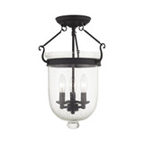 Jefferson 3 Light 12 Inch Wide Flush Mount by Livex 5082 - 5082