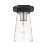 Cityview 1 Light 4.75 Inch Wide Flush Mount by Livex - 46711