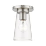 Larkspur Oak 1 Light 4.75 Inch Wide Flush Mount by Bailey Street Home - 218-BEL-1219882