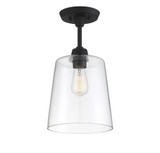 1 Light 10 Inch Wide Modern Semi Flush Mount by Meridian - M60010