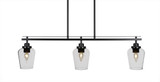 Odyssey 3 Light Oversized Linear Island Pendant 37 Inch Length by Toltec - 2636-37-95-37