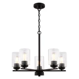 Park Ridge 5 Light Chandelier 18 Inch Tall and 21 Inch Wide by Vaxcel - H0313