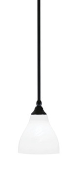 1 Light Stem Hung Small Pendant 8 Inch Tall by Toltec - 23-BC-4760