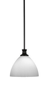 Carina 1 Light Small Stem Hung Pendant 10.75 Inch Wide by Toltec - 76-1075-10-