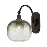 Brookhaven Sphere 1 Light Swiveling Wall Sconce 16 Inch Tall by Innovations - 918-1W-G481-10