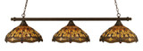 Square 3 Light Small Island Chandelier by Toltec 803-1612556 - 803-1612556