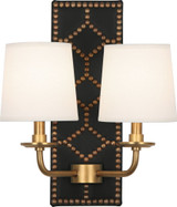 Williamsburg Lightfoot 2 Light Wall Light by Robert Abbey - WL2WS