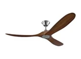 Maverick 3 Blade Ceiling Fan with Handheld Control 60 Inch Wide by VC Fan - 3MAVR60