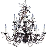 Elegante 9 Light Large 2 Tier Chandelier by Maxim - 2852
