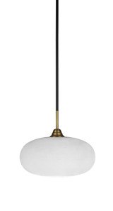 Paramount 1 Light Medium Pendant 13 Inch Wide by Toltec - 3401-13-11-