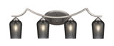 Zilo 4 Light Textured Vanity Light by Toltec - 554-3125-1075-775