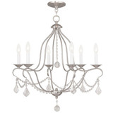 Chesterfield 6 Light Medium Chandelier by Livex - 6426