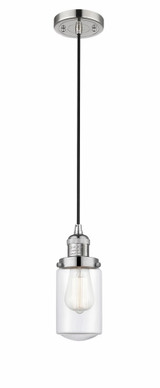 Dover 1 Light Mini Cord Hung Pendant 10.25 Inch Tall by Innovations - 201C-G31