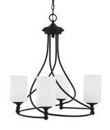Capri 4 Light Medium Chandelier by Toltec 904-BN-4069 - 904-BN-4069