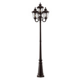 Oxford 4 Light Outdoor 4 Head Post 23 Inches by 93 Inches by Livex  - 7669