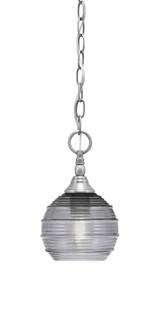 1 Light Chain Hung Mini Pendant 9.75 x 6 Inch by Toltec 11-BC-5110 - 11-BC-5110