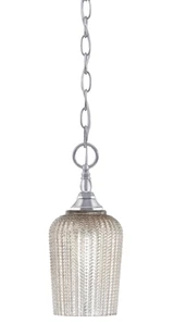 1 Light Chain Hung Mini Pendant 12 x 5 Inch by Toltec 11-BC-4250 - 11-BC-4250