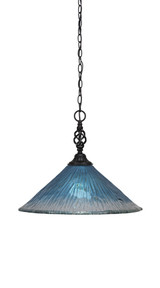 Elegante 1 Light Large Pendant 14.5 Inch Tall by Toltec - 82-16-145