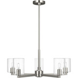 Fullton 5 Light Chandelier 10.38 X 27.13 Inch Wide by Visual Comfort Studio - 3164205C