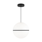 Hanea 40W 1 LED Light Large Pendant by Visual Comfort Modern - 700TDHNE18B-LED930