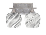 Uptowne 2 Light Vanity Light 10 Inch Tall by Toltec - 132-DG-4810