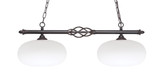 Elegante 2 Light Island 11 Inch Tall and 33 Inch Length by Toltec - 862-DG-206
