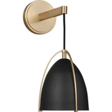 Norman 1 Light Black Shade Wall Sconce by Visual Comfort Studio - 4151701