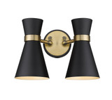 Stroykins Close 2 Light Wall Sconce by Bailey Street Home - 372-BEL-937952