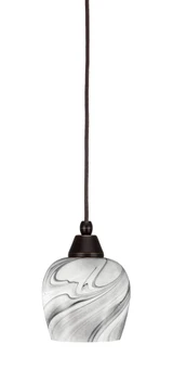 Any 1 Light Small Pendant 8.5 Inch Tall by Toltec - 22-BN-4253