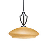 Zilo 1 Light Large Pendant 18 Inch Wide by Toltec - 562-18-1675-