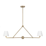Xavier 2 Light Oversized Linear Chandelier by Crystorama - XAV-B9302