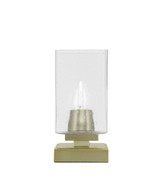 Luna 1 Light Table Lamp 8.25 Inches Tall and 4 Inches Wide by Toltec - 52-4825