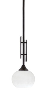Uptowne 1 Light Small Stem Hung Pendant 18 Inch Tall by Toltec - 320-DG-202