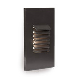 12V 2W 1 LED Vertical Louvered Scoop Outdoor Wall Mount by WAC - 4061
