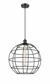 Lake Placid 1 Light Industrial Medium Pendant 16 Inch Wide by Innovations - 516-1P-CE-16