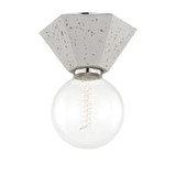 Lynton Promenade 1 Light 6.75 Inch Wide Flush Mount by Bailey Street Home - 735-BEL-2941850