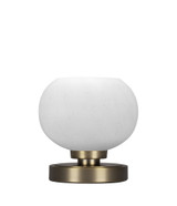 Luna 1 Light Table Lamp 7 Inches Tall and 7 Inches Wide by Toltec - 51-77