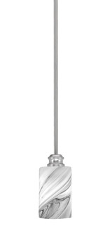 Edge 1 Light Mini Stem Hung Pendant 7.25 Inch Tall by Toltec - 1151-4-7.25