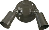 2 Light PAR Holder Wall Sconce 11 Inch Wide by Quorum - 691-2