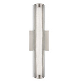 Cutler 15W 1 LED Light Crackle Glass Wall Sconce by Visual Comfort Studio - WB1867