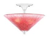 Any 2 Light 16 Inch Wide Semi Flush Mount by Toltec - 121-161275