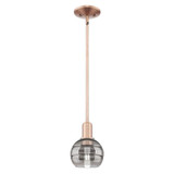 Rochester 1 Light Stem Hung Mini Pendant 8.5X 5.88 Inch Wide by Innovations - 716-1S-G556-6